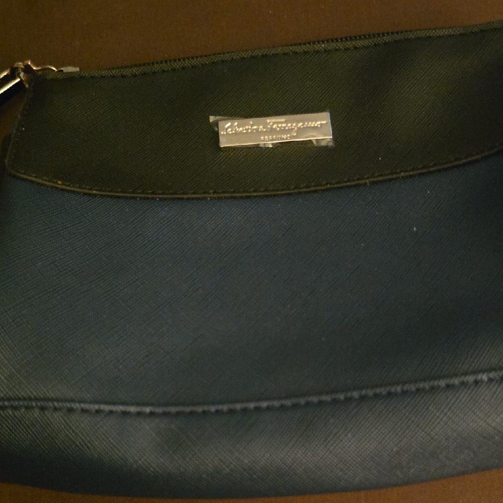 Salvatore Ferragamo Women's Navy Toiletry Bag